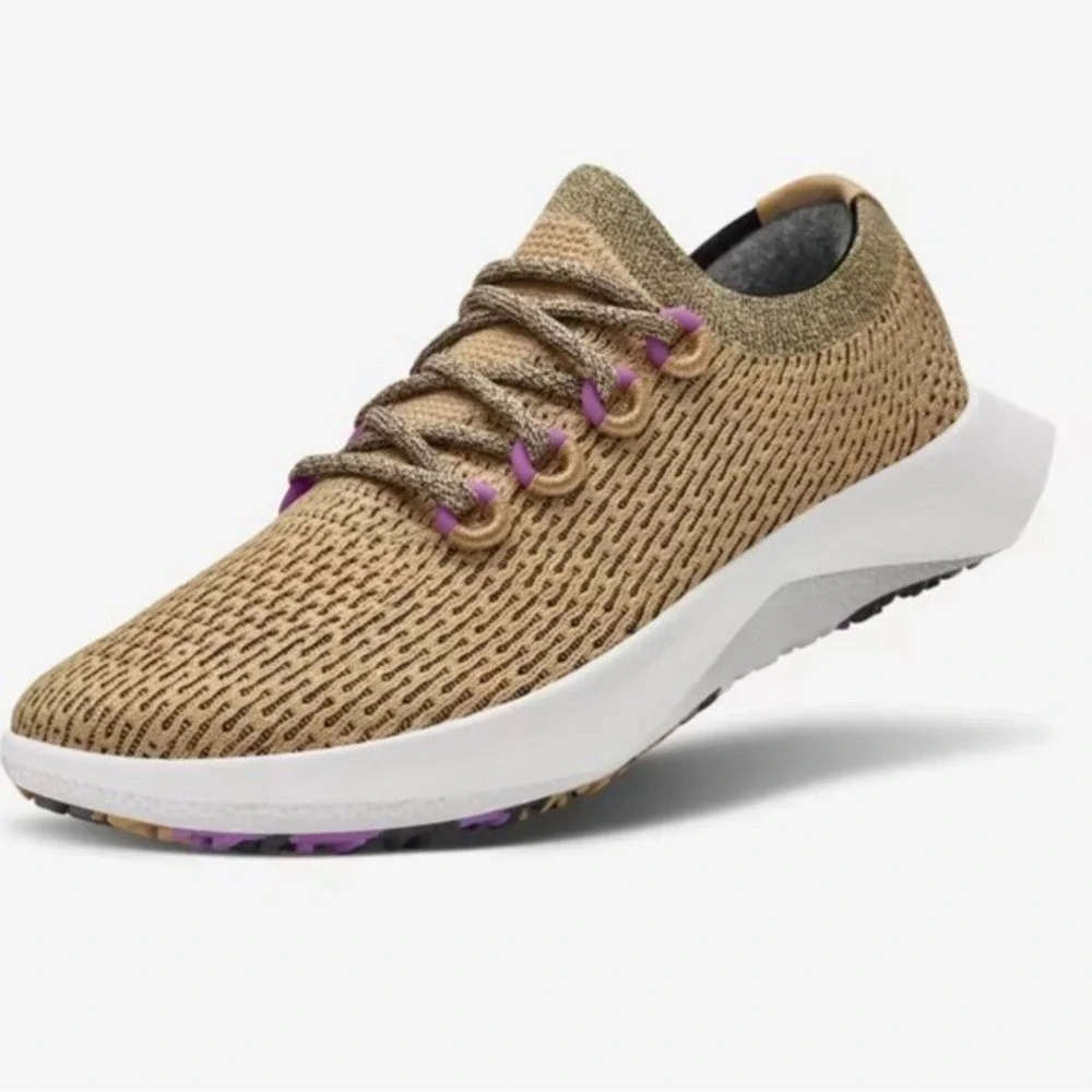 Allbirds Tree Dasher 2 Lmtd Edition Hazy Beige Lux Purple Sneaker Women's 9.5